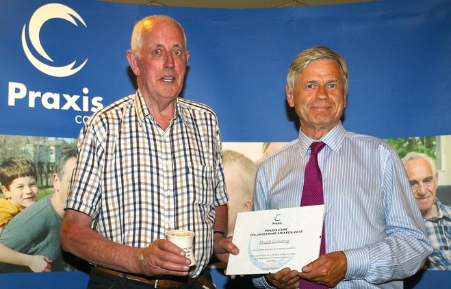 Volunteers were awarded with long service awards
